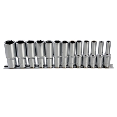 B/SPOT   SOCKET SET 13PC DEEP MM 3/8SQDR   01542