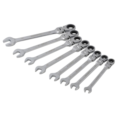 B/SPOT  FLEX HEAD RATCHET SPANNER SET 8PC  04300