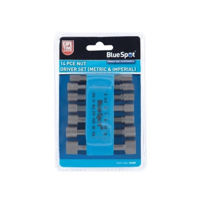 B/SPOT  14PC NUT DRIVER SET METRIC & IMPERIAL
