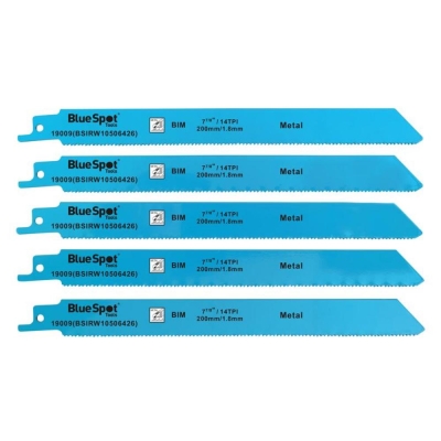 B/SPOT   5PCE METAL CUTTING SAW BLADE 5TPI 240MM