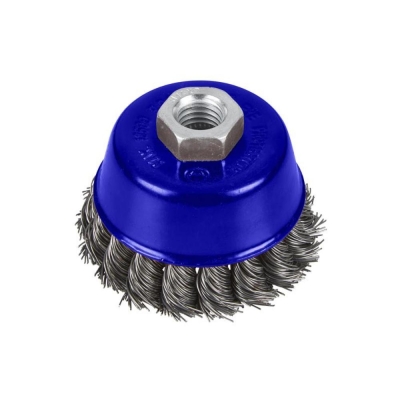 B/SPOT   3 IN TWIST KNOT CUP BRUSH M14 X 2