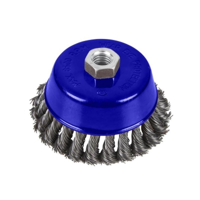 B/SPOT   4 IN TWIST KNOT CUP BRUSH M14 X 2