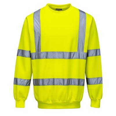 B303 Portwest Hi Vis Yellow Sweatshirt