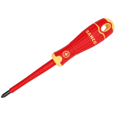 BAHCO   INSULATED SCREWDRIVER PH1 X 80