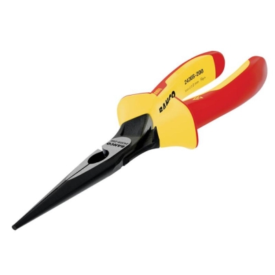BAHCO   INSULATED SNIPE NOSE PLIERS 200MM