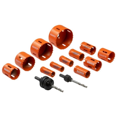 BAHCO   14PC BI-METAL HOLESAW SET (PLUMBER)