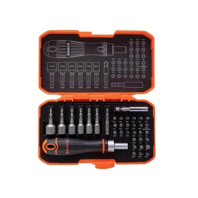 BAHCO   36PC RATCHETING COLOURED BIT SET