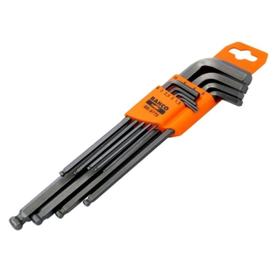 BAHCO    BE-9770  HEX KEY SET 9PC 1.5MM-10MM