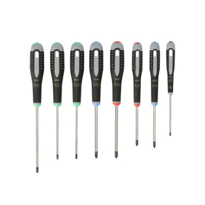 BAHCO   ERGO SL+PH+PZ+TORX S/DRIVER SET 8PC