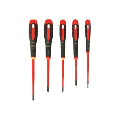 BAHCO   5 PIECE ERGO INSULATED SCREWDRIVER SET
