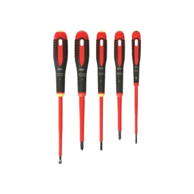 BAHCO   INSULATED ERGO S/DRIVER SET 5PC SL/PH