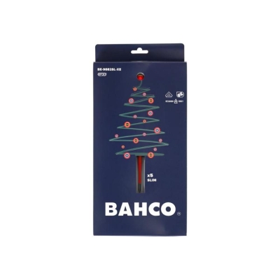BAHCO   ERGO SCREWDRIVER SET SLIM XMAS