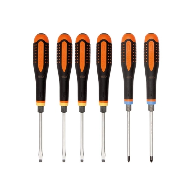 BAHCO     6PC ERGO THROUGH BLADE S/DRIVER SET