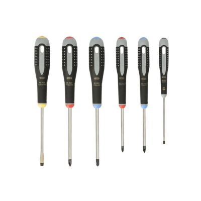BAHCO   BE-9886 ERGO S/DRIVER SET 6PC PZ/PH/FL