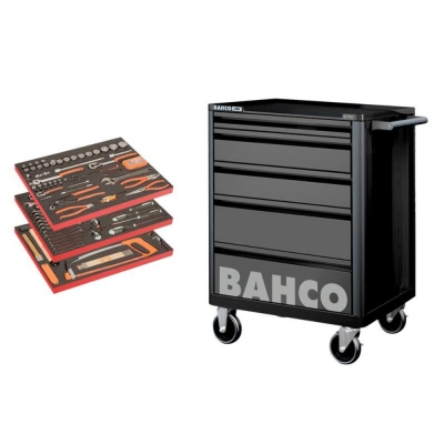 BAHCO     TOOL TROLLEY G/P TOOL KIT - 158 PCS