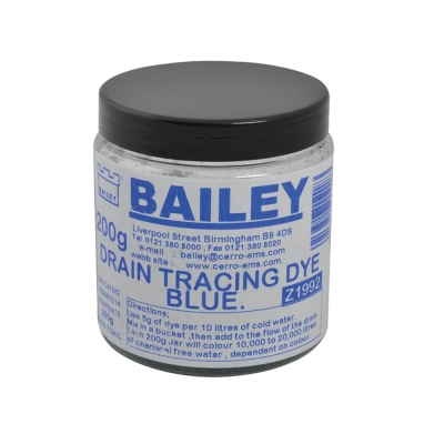 BAILEY  1992 DRAIN TRACING DYE - BLUE