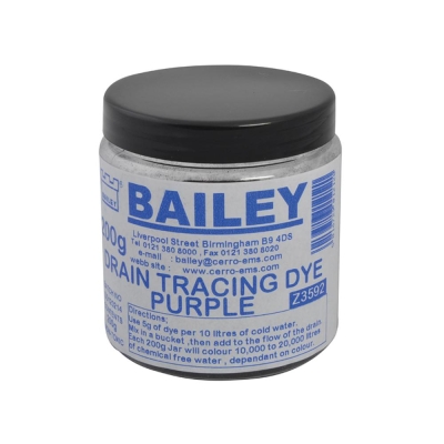 BAILEY  3592 DRAIN TRACING DYE - PURPLE
