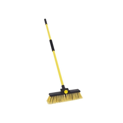 BULLDOZE HEAVY DUTY 14IN BROOM CLIPPED + HANDLE