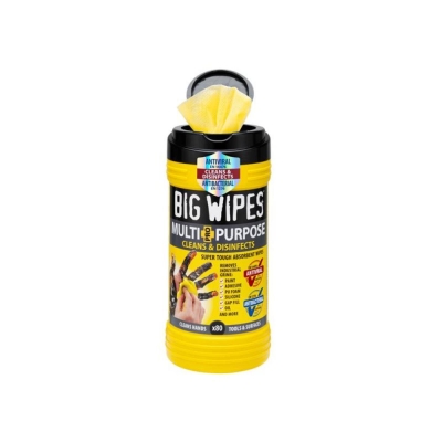 BIGWIPES BLACK TOP 4X4 M/PURPOSE 80 HAND WIPES