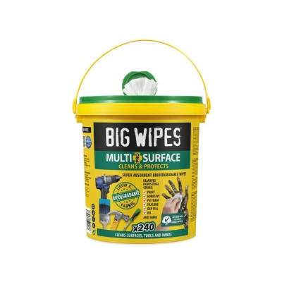 BIGWIPES MULTI-SURFACE XL SUPER TOWELS 240