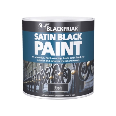 B/FRIARS SATIN BLACK PAINT 125ML 340311