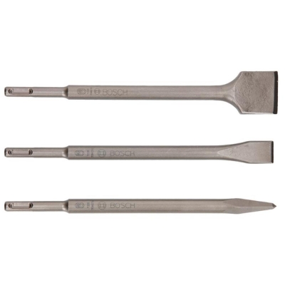 BOSCH   SDS plus Chisel Set 3 Pieces