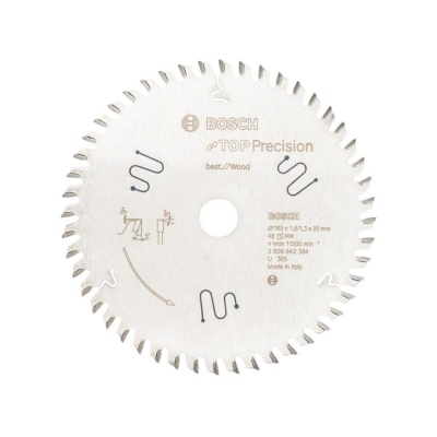BOSCH   BEST FOR WOOD CSB 165MM T48
