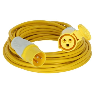 B/STUHL EXTENSION CABLE CEE 110 V 14M YELLOW