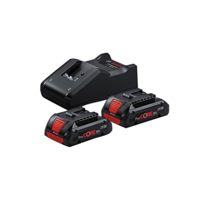 BOSCH   18V START SET 2XPROCORE 4AH + GAL18V-40