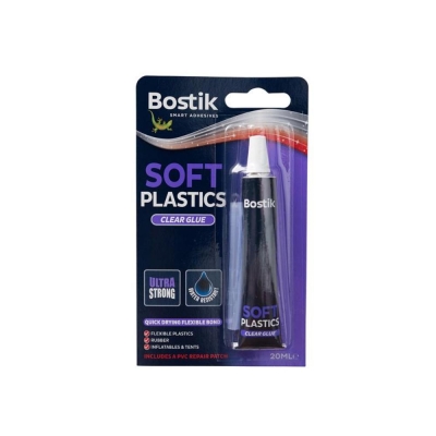 BOSTIK  SOFT PLASTIC CLEAR ADHESIVE