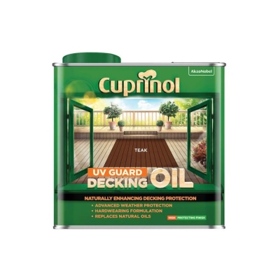 CUPRNOL UV GUARD DECKING OIL TEAK 2.5L