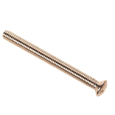 DENCON  SWITCH/SOCKET PLATE SCREWS N/PLATED 50MM