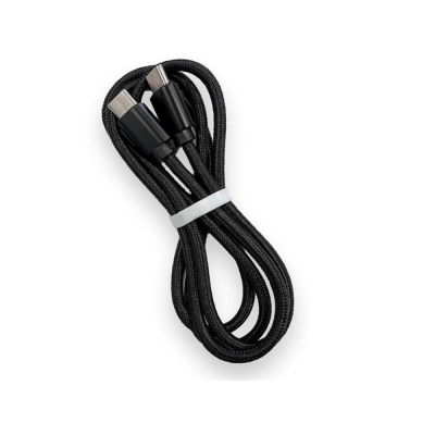 LYVIA   7098 USB-C CHARGE CABLE BLACK 1M