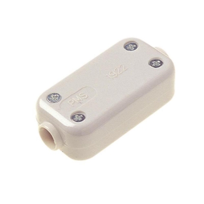 DENCON  2 TERMINAL FIXED CONNECTOR 5A WHITE