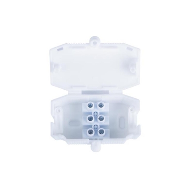 DENCON  3 POLE CONNECTOR BOX WHITE