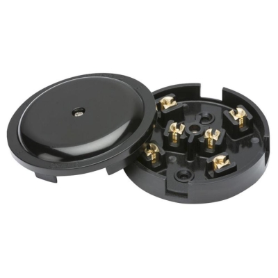 DENCON  JUNCTION BOX 20A 6 TERMINAL BLACK