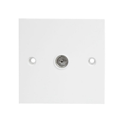 DENCON  SINGLE FLUSH TV COAX SOCKET