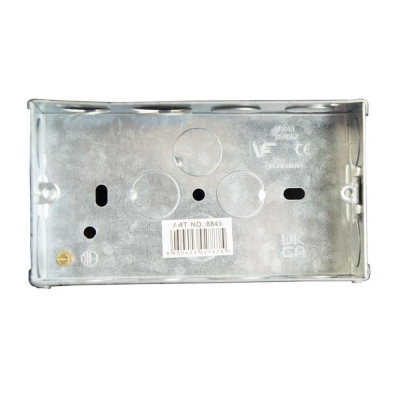 DENCON  METAL BOX 2 GANG 35MM