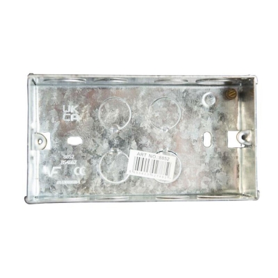 DENCON  METAL BOX 2 GANG 45MM