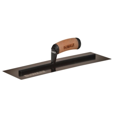 DEWALT  16IN CURVED GOLD S STEEL FINISH TROWEL