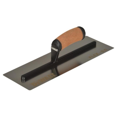 DEWALT  14IN FLAT TROWEL LEATHER HANDLE 0.5MM