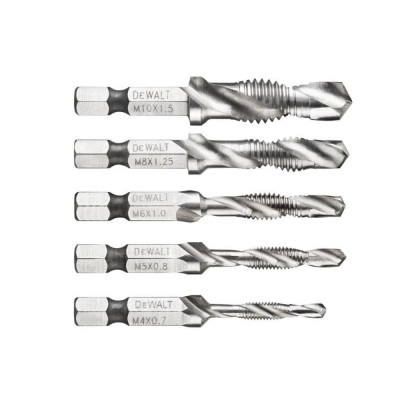 DEWALT  PK IR DRILL TAPS M4 M5 M6 M8 M10