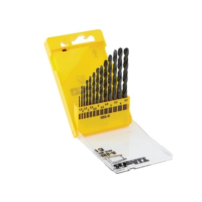 DEWALT   HSS JOBBER DRILL BIT SET 13 PIECE