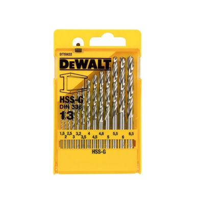 DEWALT   HSS G JOBBER DRILLBIT SET 13
