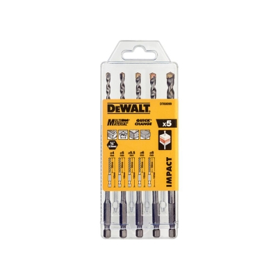 DEWALT   5PC MULTI-MATERIAL IMPACT DRILL BIT SET