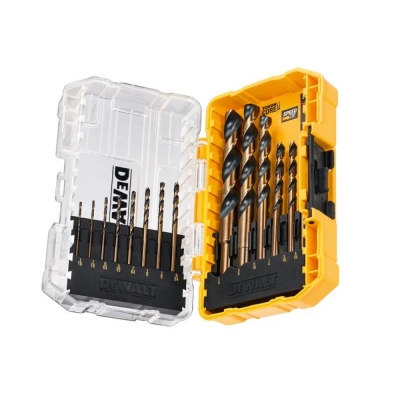 DEWALT  14PC BLACK AND GOLD HSS DRILL SET