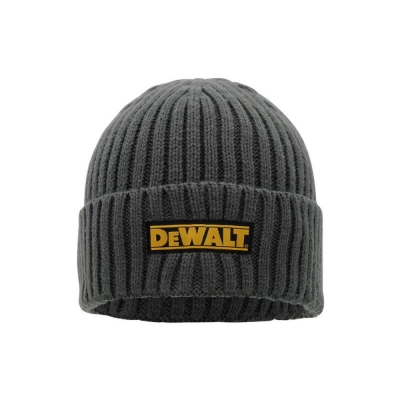 DEWALT   GREY KNITTED BEANIE HAT