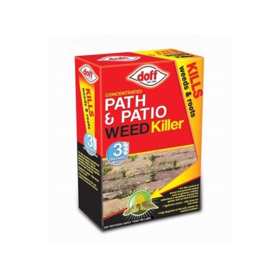 DOFF    PATH & PATIO WEEDKILLER CONC.SACHET X3
