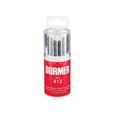 DORMER  A191 NO.413 HSS DRILL SET 1MM TO 6.5MM
