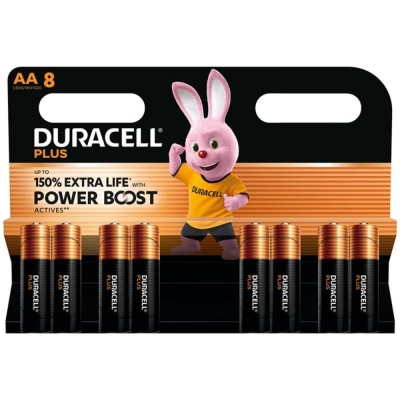 DURACELL S30944 PLUS POWER + POWER BOOST AA X8